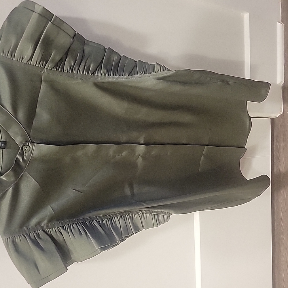 Express Gramercy Green Top Sz XS